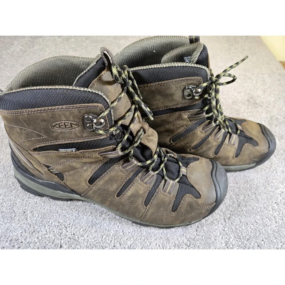 KEEN Dry Men's Gypsum 2 Mid Waterproof Hiking Boots Size 15 Excellent Condition